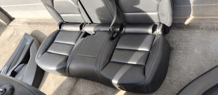 Сиденья диван обшивка Mercedes B-класс W246 комплект EU с подогревом Pompowane, фото 10