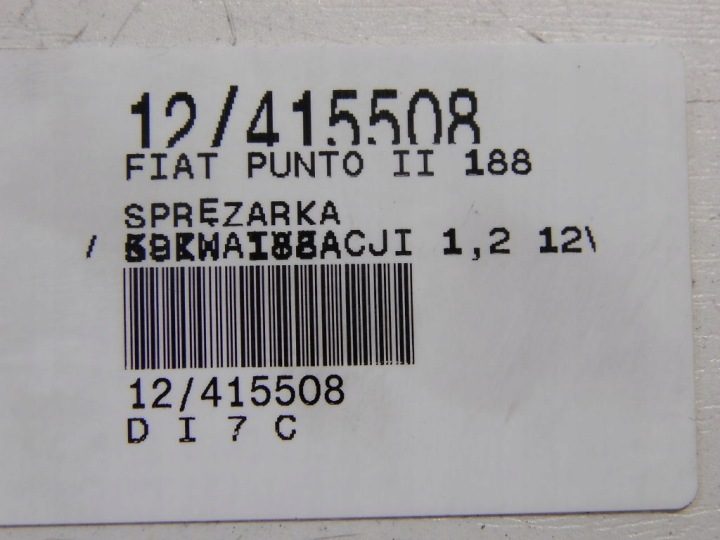 FIAT PUNTO II КОМПРЕССОР КОНДИЦИОНЕРА 1,2 12V 467857730 SC08, фото 6
