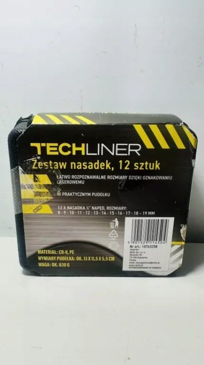 НАБОР ГОЛОВОК TECHLINER 12 шт., фото 2