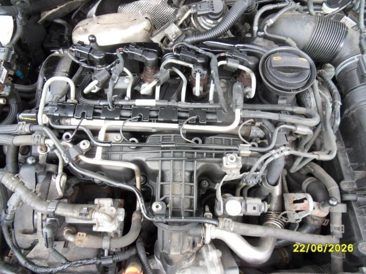 ДВИГАТЕЛЬ CAY CAYC 1.6 TDI 105 л.с. SKODA OCTAVIA II РЕСТАЙЛИНГ В СБОРЕ, ЕСТЬ ВИДЕО, фото 1