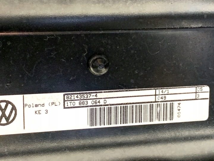 СИДЕНЬЕ ЗАДНЕЕ VW TOURAN Минивэн 03-10 ПАССАЖИРА, фото 7