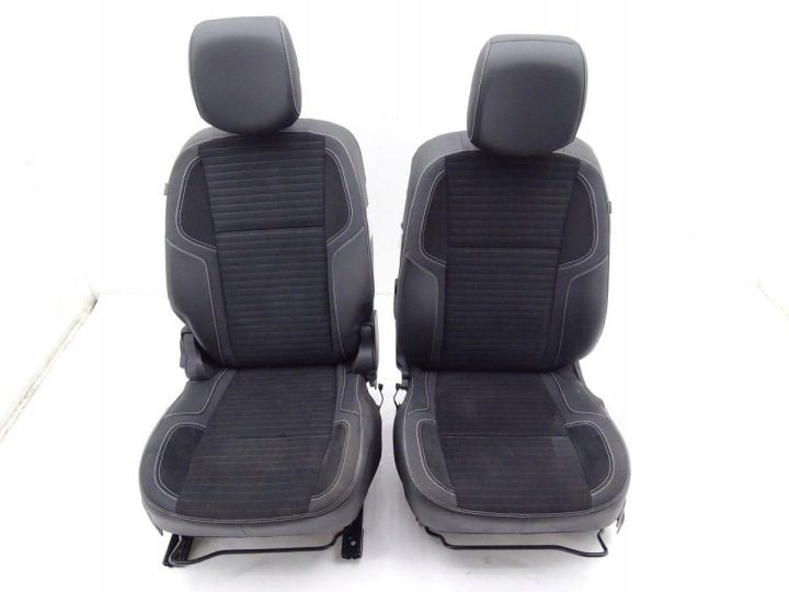 RENAULT SCENIC III X-MOD 13-16 СИДЕНЬЯ ПЕРЕДНИЕ ДИВАН ОБШИВКИ ЕВРОПА ПОЛУКОЖА, фото 2