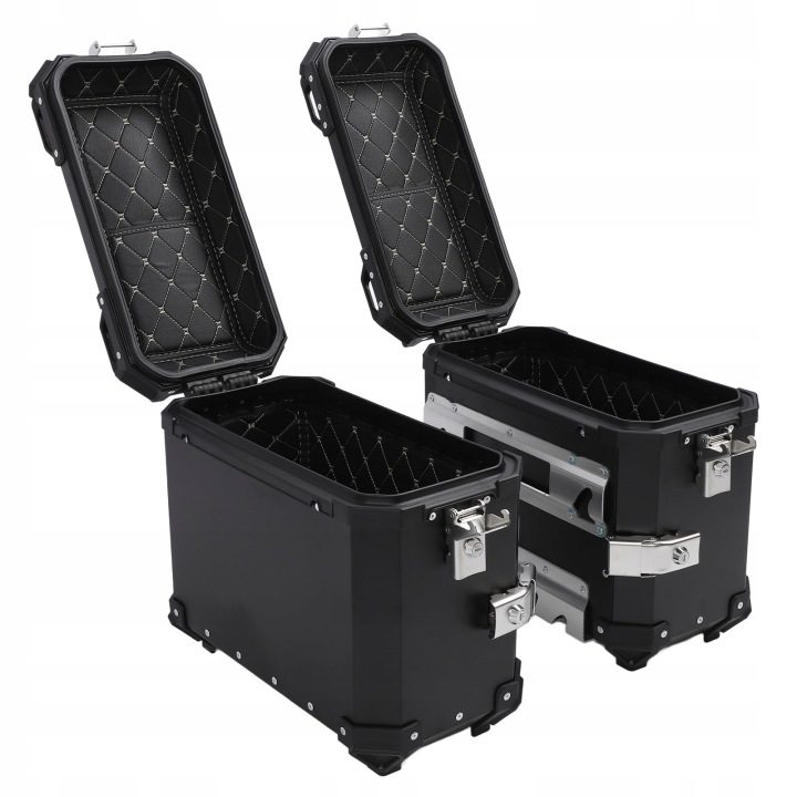 кофры боковой мотоцикла 38L x2 шт. черный, фото 4