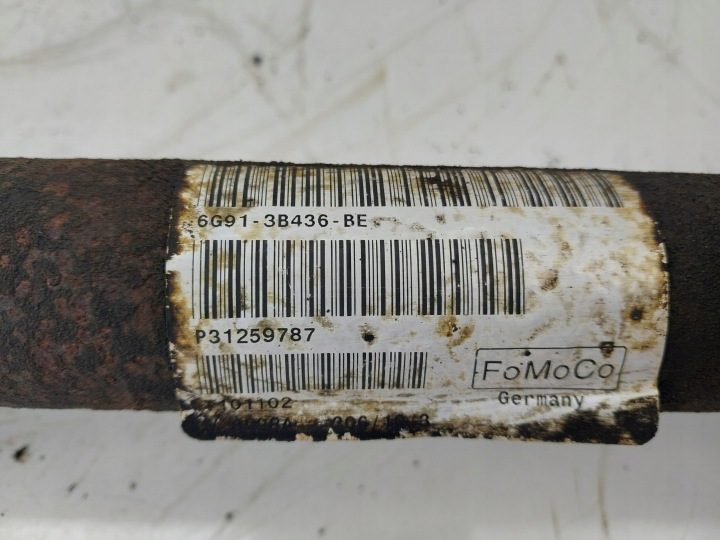 ПОЛУОСЬ ПРАВАЯ ПЕРЕДНЯЯ ДЛИННАЯ P31259787 6G91-3B436-BE VOLVO V70 III S80 II 1.6 дизель, фото 6