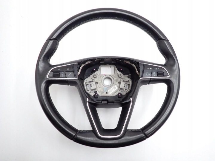 РУЛЬ МУЛЬТИФУНКЦИОНАЛЬНЫЙ КОЖА 5F0919719B 5F0919719 SEAT LEON III 5F 17 г., фото 1
