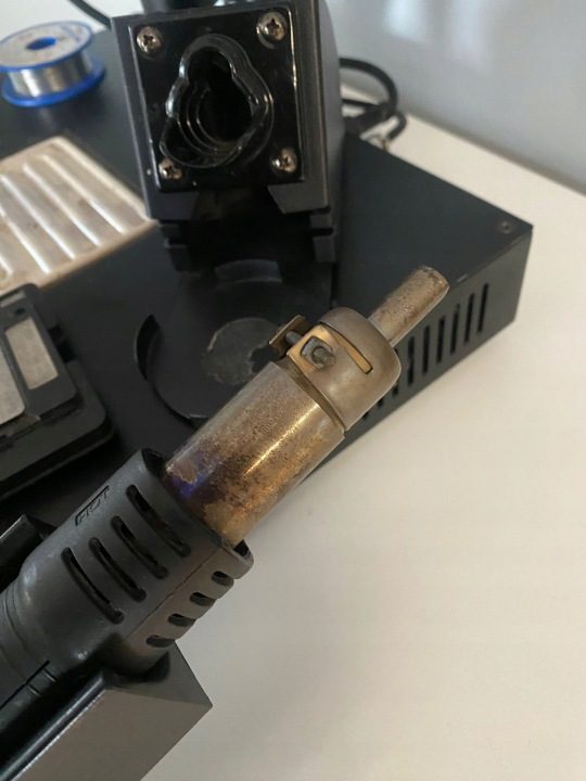 Паяльник 2w1 (на горячий воздух и контактный) Stamos Soldering 75 Вт, фото 4