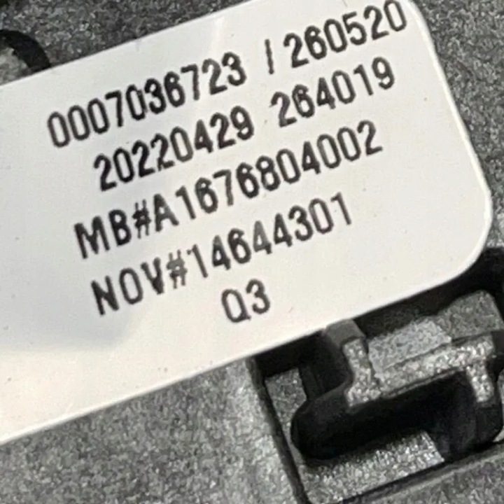 Воздухозаборник консоли MERCEDES-BENZ A1676804002 2.0L 2022, фото 3