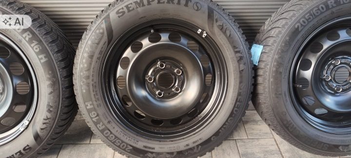Колеса Зима Диска Skoda Karoq Octavia Yeti Touran Passat 205/60 R16 96H, фото 5