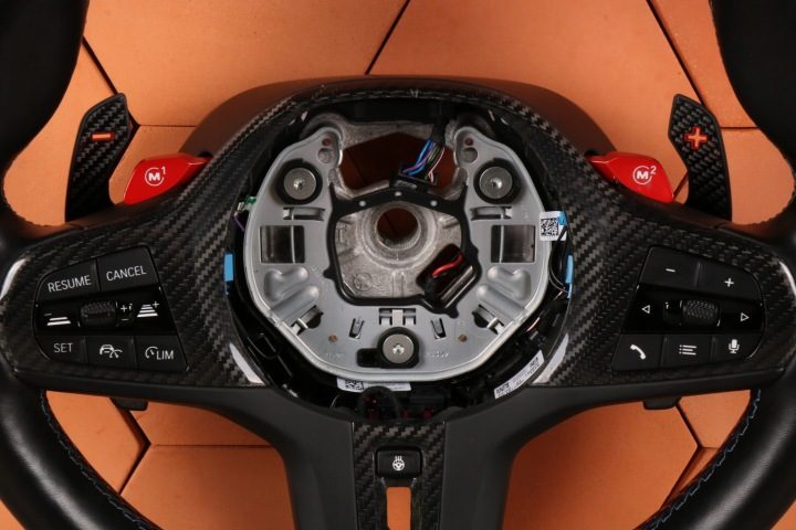 BMW M2 G87 M3 G80 G81 M4 G82 G83 РУЛЬ M-POWER С ПОДОГРЕВОМ ЛЕПЕСТКА АССИСТЕНТ, фото 9