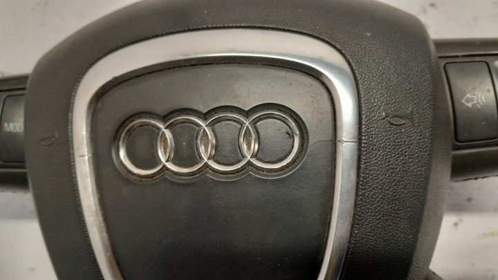 AUDI A4 B7 РУЛЬ КОЖА ПОДУШКА БЕЗОПАСНОСТИ МУЛЬТИФУНКЦИОНАЛЬНАЯ, фото 5