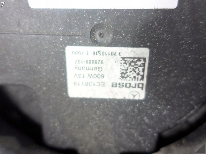 Mercedes-Benz OE A0999060900 Двигатель электрический, вентилятор радиатора, фото 8