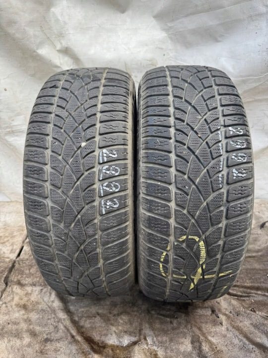 2× Шина зимняя Dunlop SP Winter Sport 3D 205/55R16 91 H сцепление на снегу (3PMSF), защита диска MO - Mercedes-Benz, фото 1