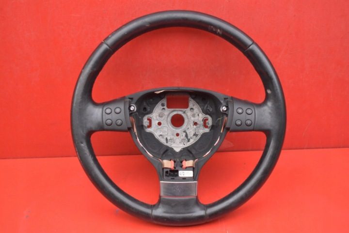 РУЛЬ КОЖАНЫЙ МУЛЬТИФУНКЦИОНАЛЬНЫЙ 1K0419091ER VW GOLF 5 В 03-09, фото 1