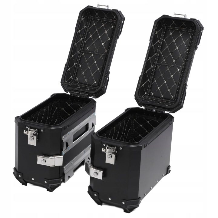 кофры боковой мотоцикла 38L x2 шт. черный, фото 8