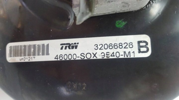 ВАКУУМНЫЙ УСИЛИТЕЛЬ ГЛАВНЫЙ ТОРМОЗНОЙ ЦИЛИНДР ODYSSEY II HONDA 2002 3.5, фото 5
