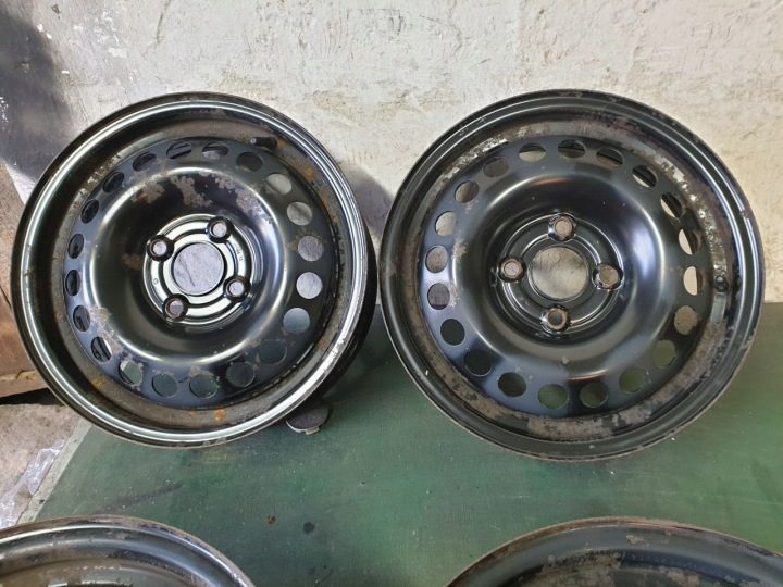 4× Штампованный диск Opel OE 5.0" x 14" 4x100 ET 38, фото 6