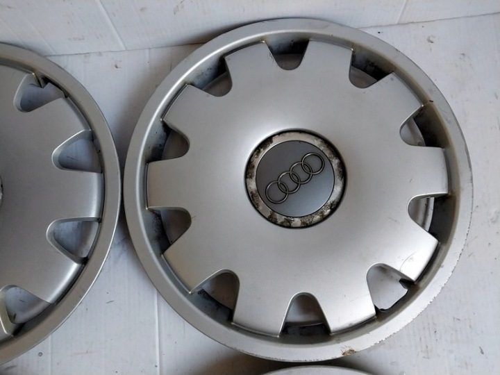 4× Колпак Audi OE Оригинальный 16" серебристый, фото 12