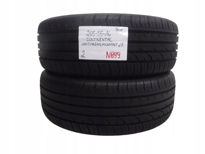 2× Шина летняя Continental ContiPremiumContact 2 205/55R16 91 H * - BMW, фото 1