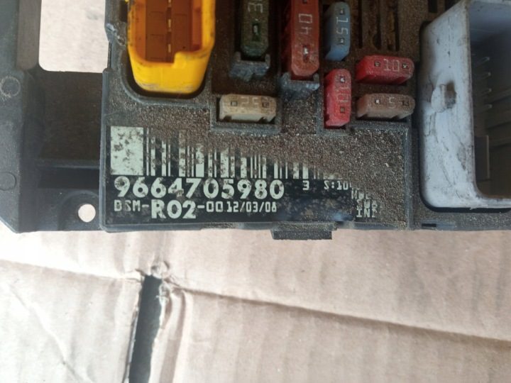 Модуль блок BSM Citroen C5 III X7 2008-2011 2.7 HDI 9664705980, фото 2
