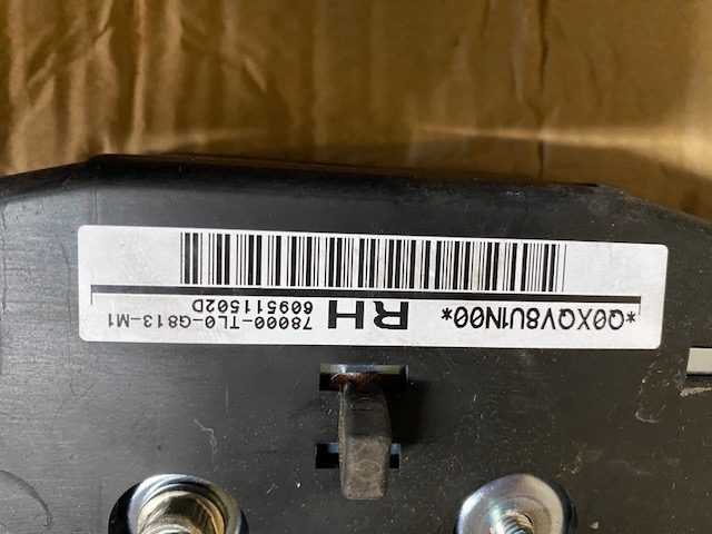HONDA ACCORD VIII ПОДУШКА БЕЗОПАСНОСТИ СИДЕНЬЯ ПРАВАЯ 08-15r, фото 9