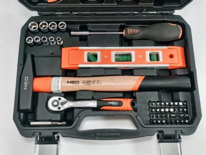 NEO TOOLS Комплект Инструментов Универсальный 60 шт. Торцевые головки Биты 10-200, фото 4