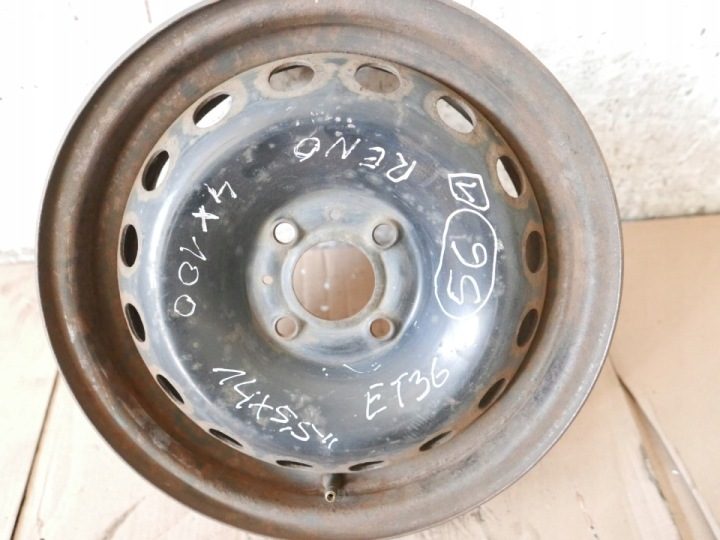 Штампованный диск RENAULT 5.5" x 14" 4x100 ET 36, фото 4