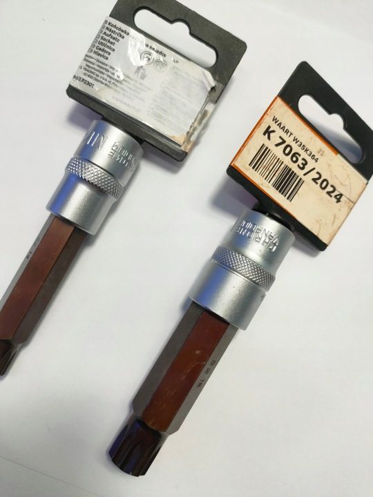 Насадка Waart 1/2" с końcówką trzpieniową Torx с otworem T25 x 55 мм, фото 4