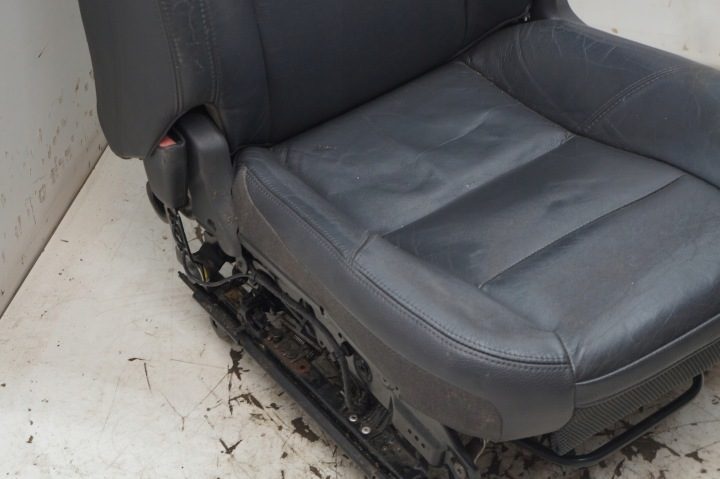 СИДЕНЬЕ ЛЕВОЕ ПЕРЕДНЕЕ КОЖАНОЕ ЧЕРНОЕ VOLVO C70 II 06-10R МЕХАНИКА С ПОДОГРЕВОМ, фото 5