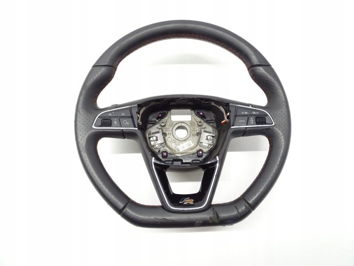РУЛЬ КОЖАНЫЙ МУЛЬТИФУНКЦИОНАЛЬНЫЙ ЛЕПЕСТКА SEAT ATECA FR 575419091J, фото 2