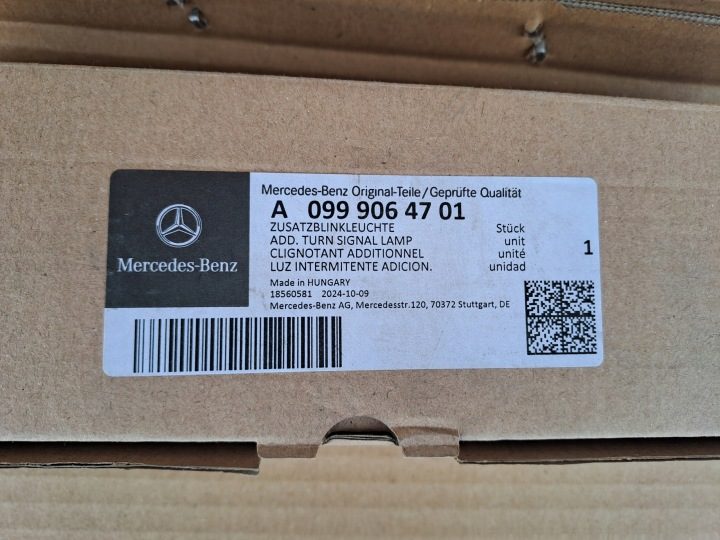 MERCEDES E-КЛАСС EQA EQB CLS AMG GT W247 Поворотник зеркала левый OE, фото 4