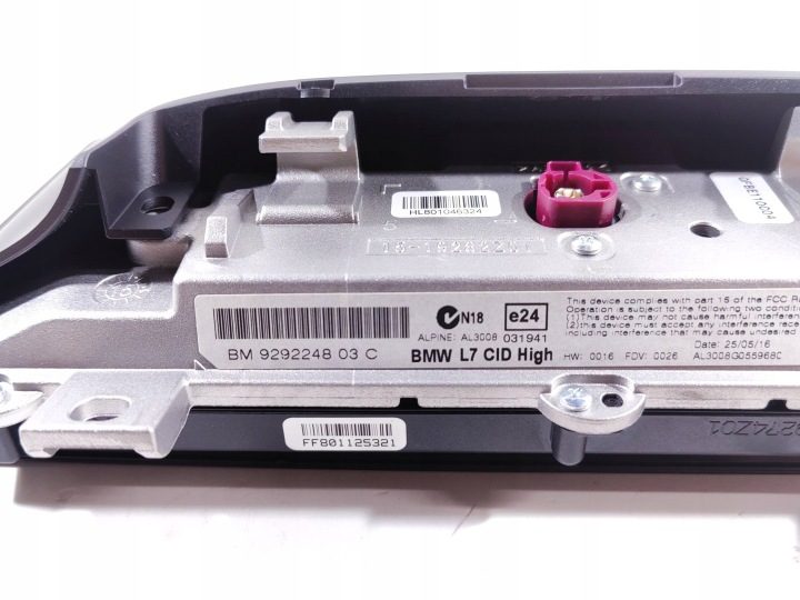Дисплей монитор экран навигации 8.8 BMW 3 F30 F32 F34 F36 F31 9292248, фото 10