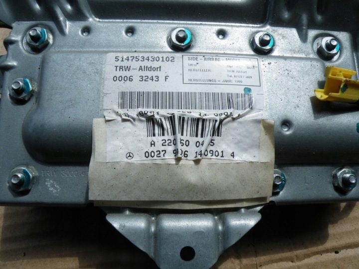 Mercedes W220 Подушка безопасности правая передняя, фото 3