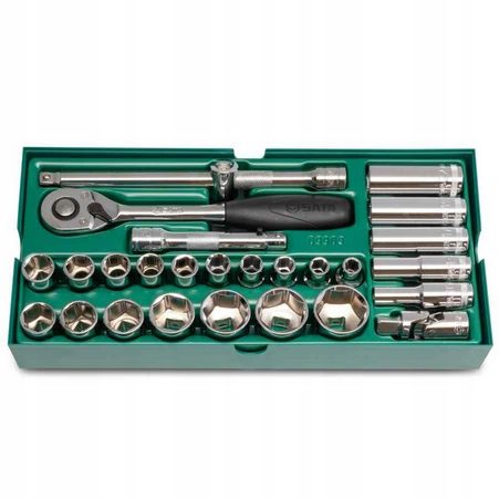 SATA подрамник инструментальный зеленый 7 ящиков 299 шт. + оснащение ST95126G_299, фото 14