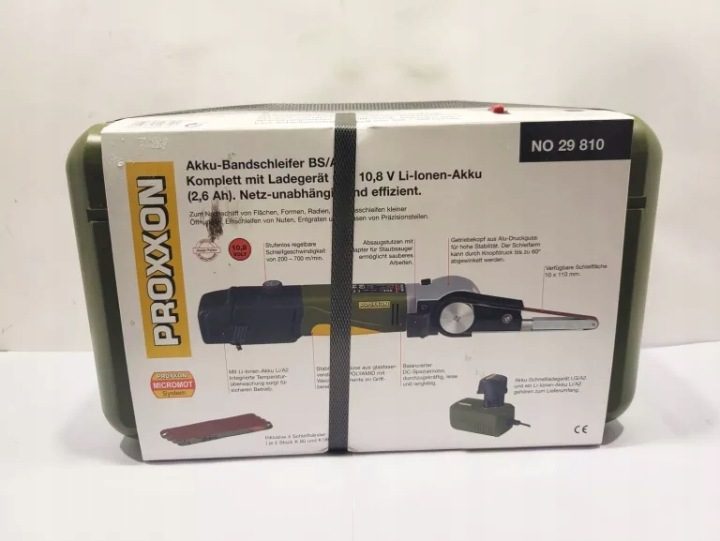 PROXXON 29810 Шлифмашина taśmowa 10x330mm BS/A аккумуляторная 10.8V комплект, фото 1