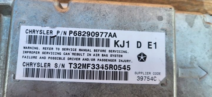 Jeep Cherokee Liberty KJ 01-07R датчик Airbag P68290977AA, фото 8