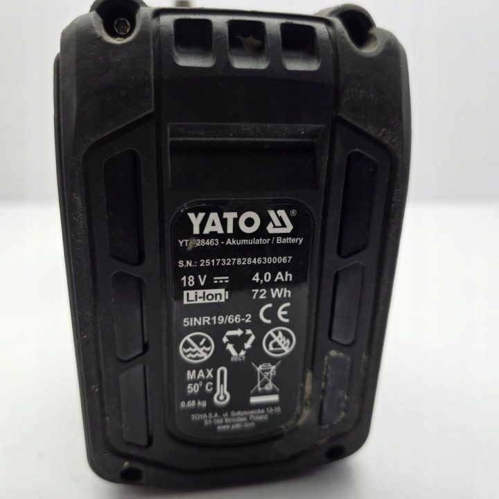 Yato ударный гайковерт аккумуляторный бесщеточный 1/2'' 18V 4Ah 1200 Н·м, фото 7