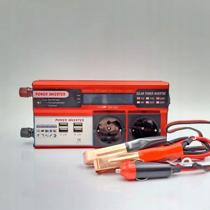 Атермальный Power Inverter Sine Fala Power Inverter 300 Вт DC 12V для AC 8R, фото 3