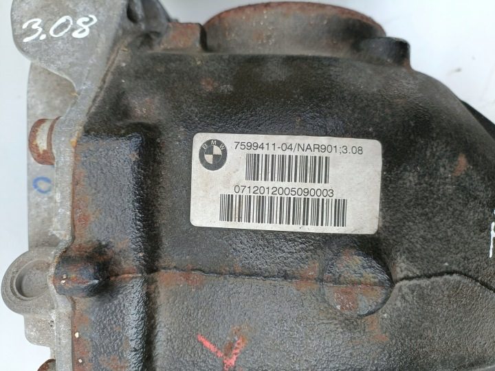 МОСТ ДИФФЕРЕНЦИАЛ 7599411 3.08 BMW F20 F21 F30 F32, фото 3