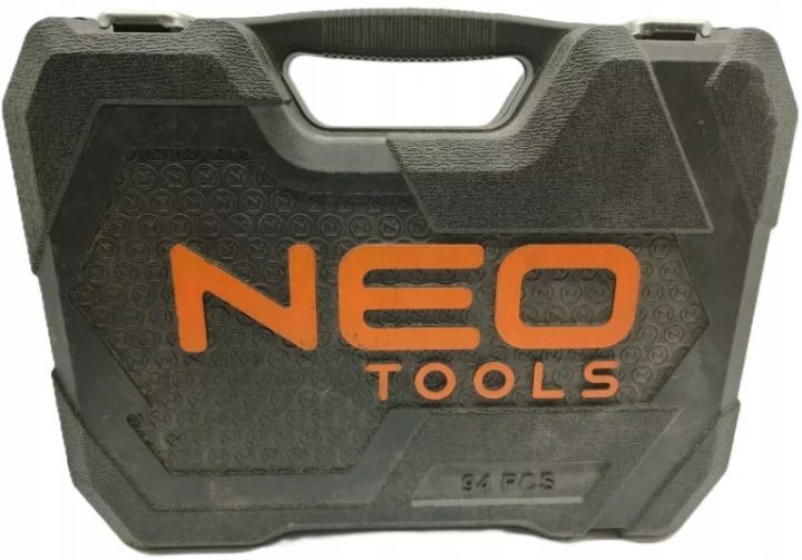 NEO TOOLS торцевые головки 94elementy 1/4 1/2 комплект инструментов кейс 10-062, фото 1