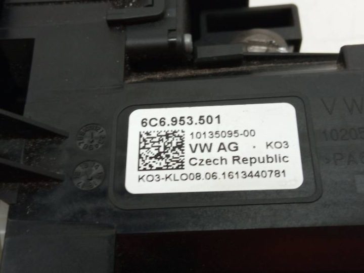 ПОДРУЛЕВОЙ ПЕРЕКЛЮЧАТЕЛЬ ПАУК 6C6953501 SKODA RAPID 5D ХЭТЧБЕК 12-17, фото 2