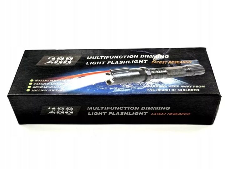 Фонарик LED Policyjna Cree + Laser LED, фото 10