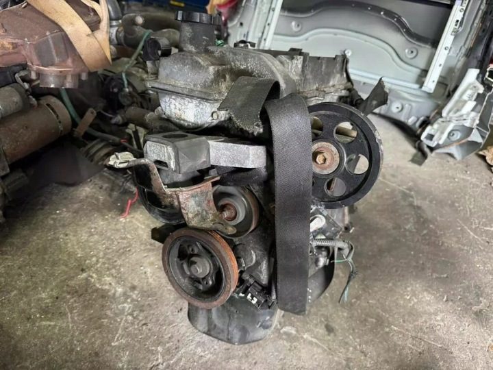 ДВИГАТЕЛЬ TOYOTA YARIS I 1.0 БЕНЗИН 1SZ ГОЛЫЙ, фото 5