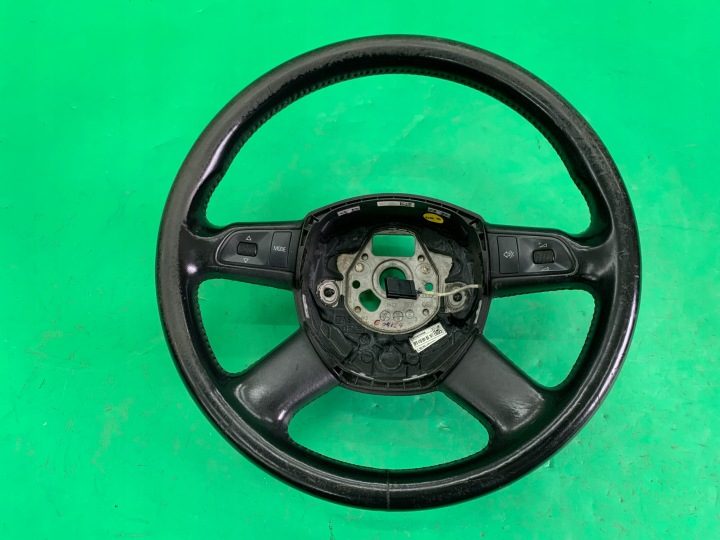 Руль кожаный мультифункциональный кнопки Audi A4 B7 04-08 A6 C6, фото 1