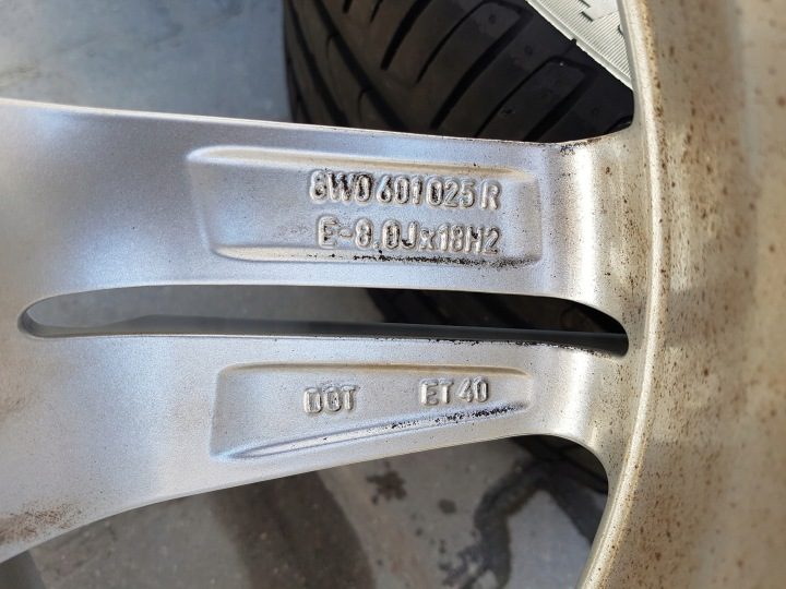 AUDI A4 B9 8W S-LINE Колеса диски 8.0Jx18 245/40R18 комплект, фото 16