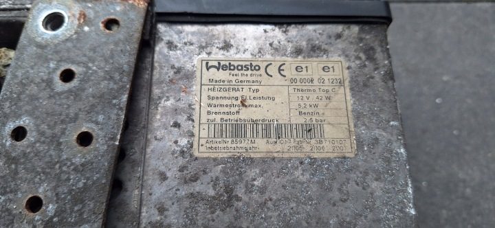 WEBASTO THERMO TOP C. 5, 2 кВт, бензин, фото 3