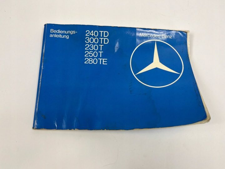ИНСТРУКЦИЯ ПО ЭКСПЛУАТАЦИИ MERCEDES W123 240TD 300TD 230T 250T 280TE 1235848196 DE, фото 1