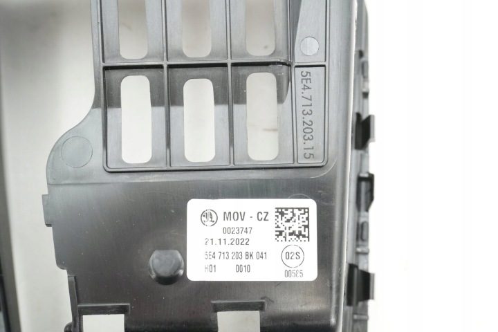 ПАНЕЛЬ ПЕРЕКЛЮЧЕНИЯ ПЕРЕДАЧ SKODA OCTAVIA MK4 5E4713203BK, фото 8
