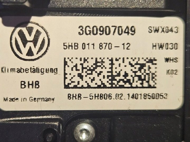 Volkswagen Tiguan 2020 Блок управления климатом, фото 5
