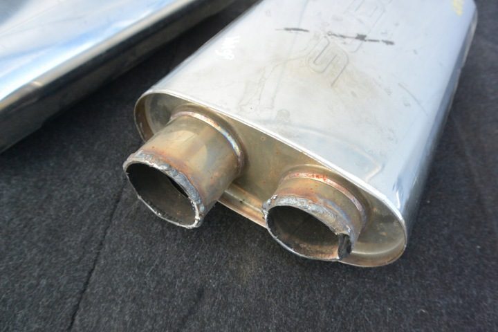 Глушитель средний Slide 63,5 мм 304SS 350 мм, фото 7