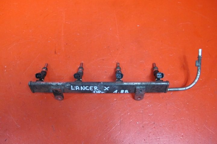 MITSUBISHI LANCER 8 VIII 10 X 07- 1.8 MIVEC 4B10 ТОПЛИВНАЯ РАМПА ФОРСУНКИ, фото 1